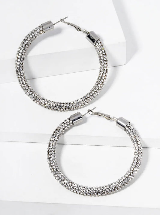 Rhinestone Tube  - Clear