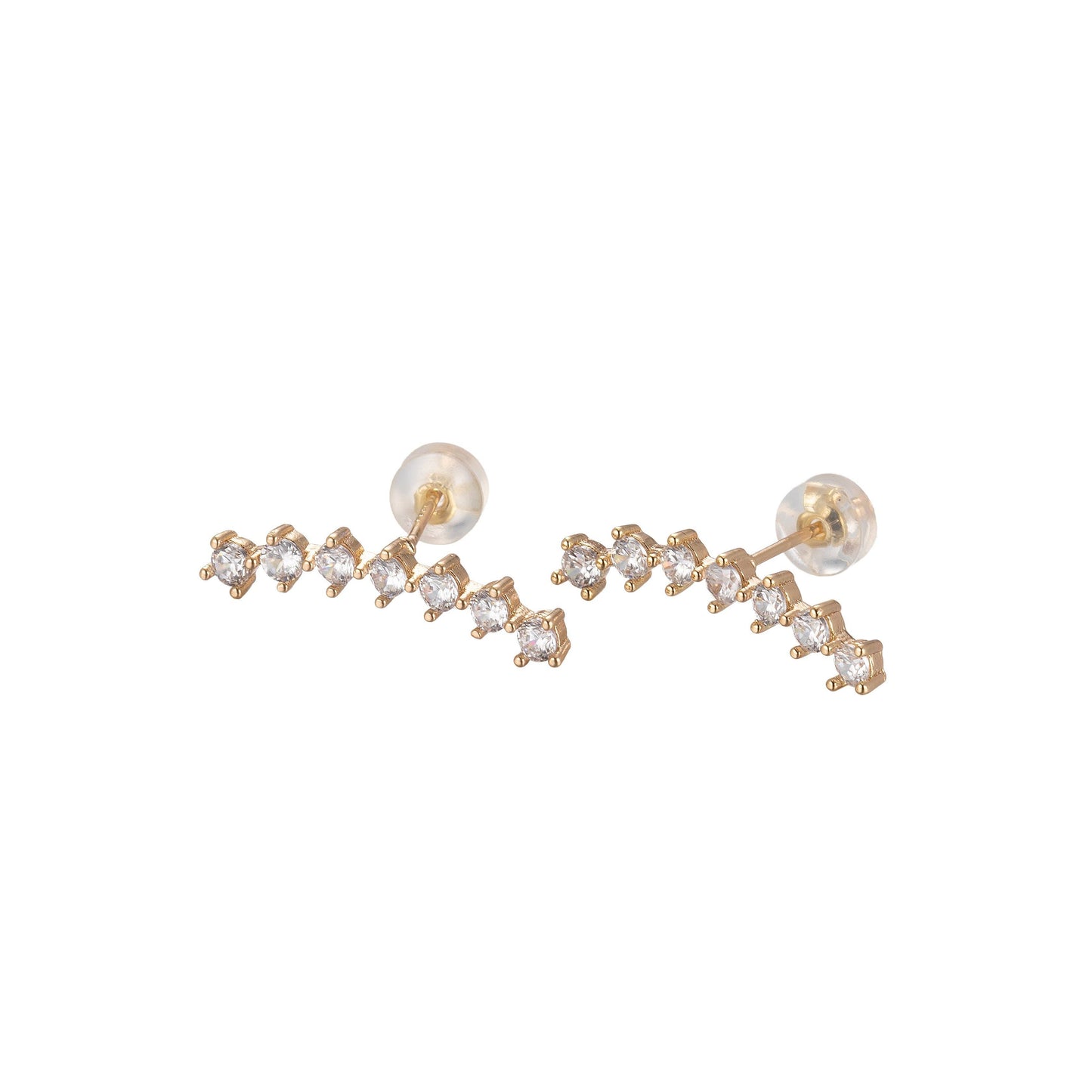Minimalist ear climbers | ear crawlers earrings | ear climbe