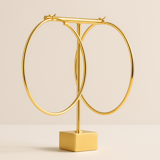 Round and Round Hoops - Gold