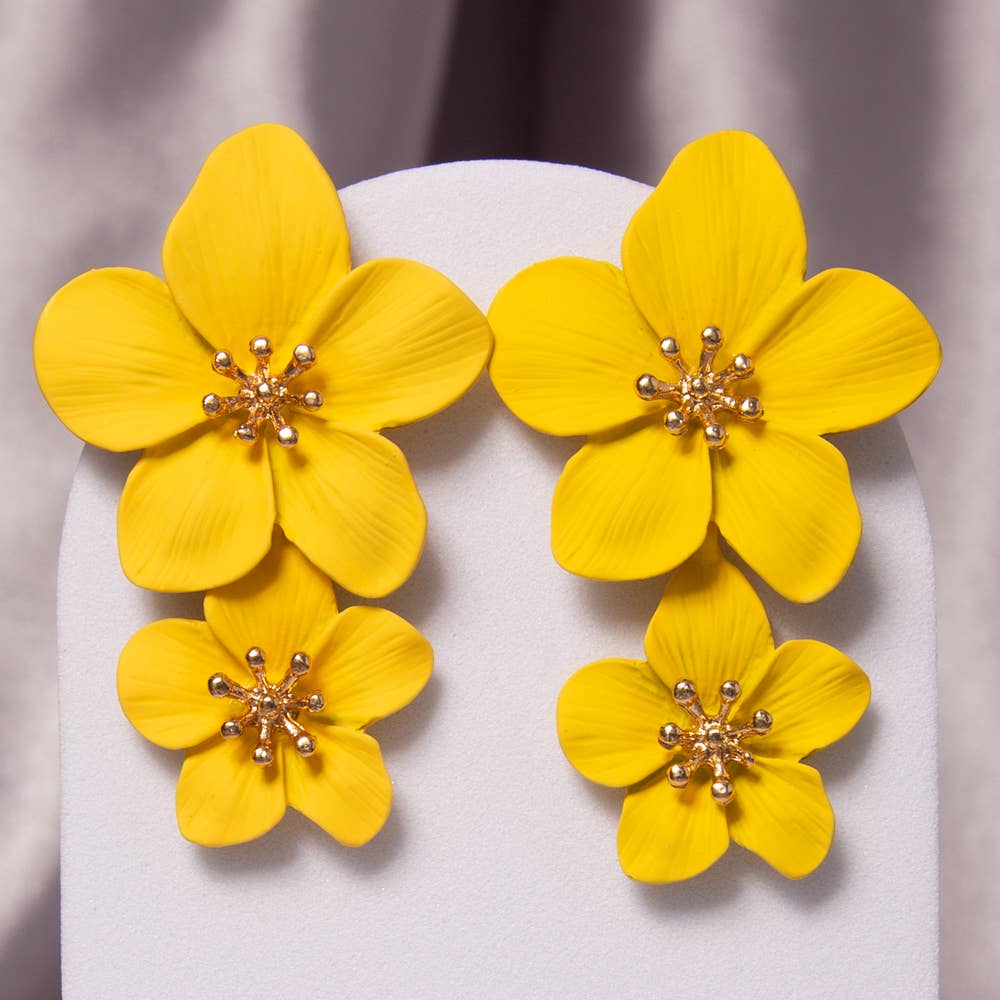 Island Bloom Drops - Yellow
