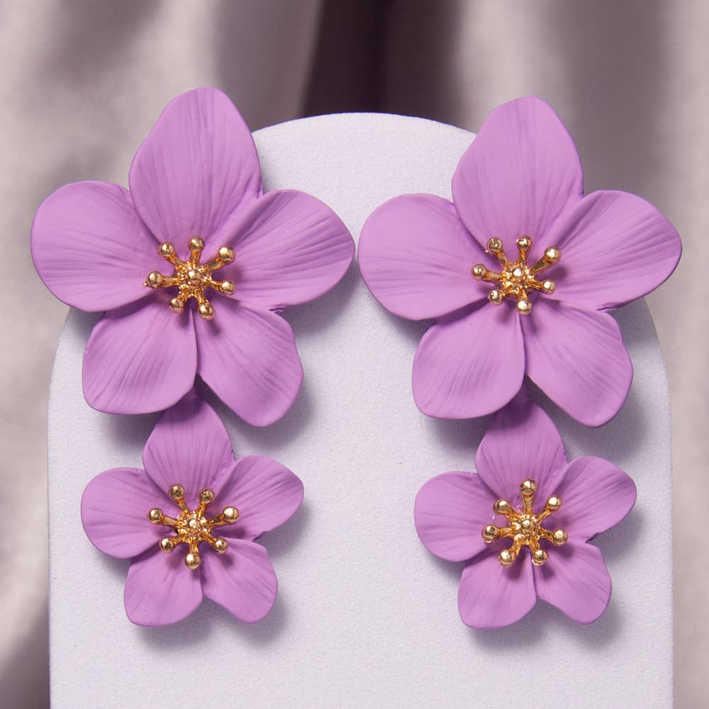 Island Bloom Drops - Purple