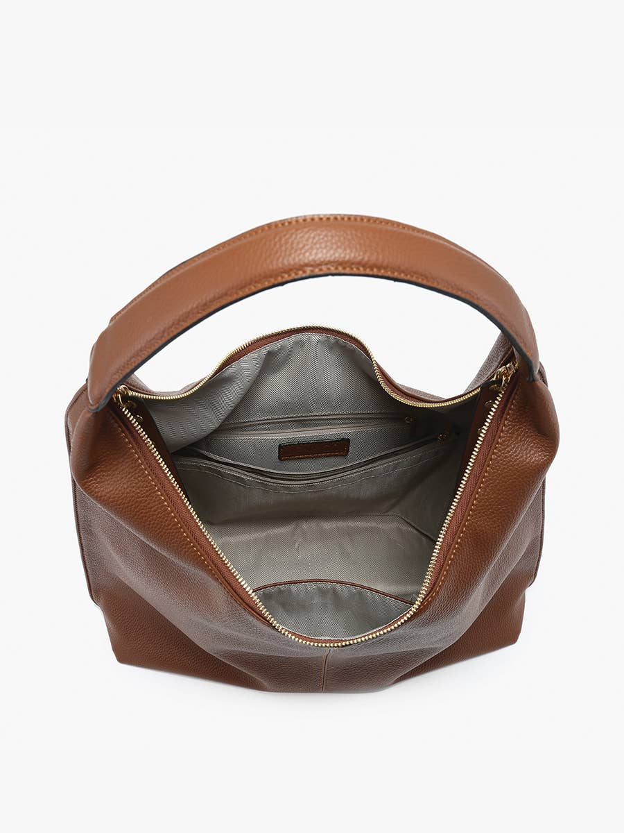 Tori Slouchy Hobo w/ Studded Tassels: Navy