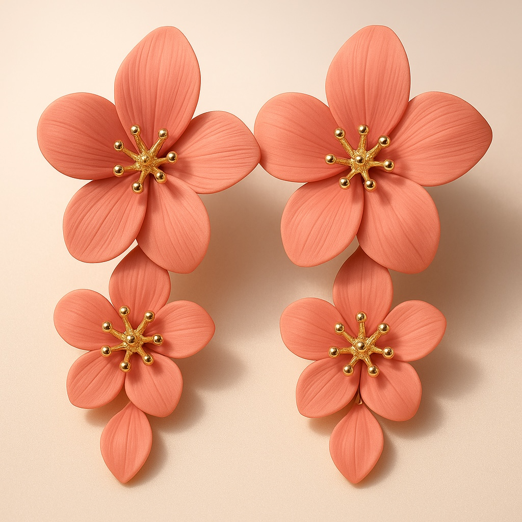 Island Bloom Drops - Pink