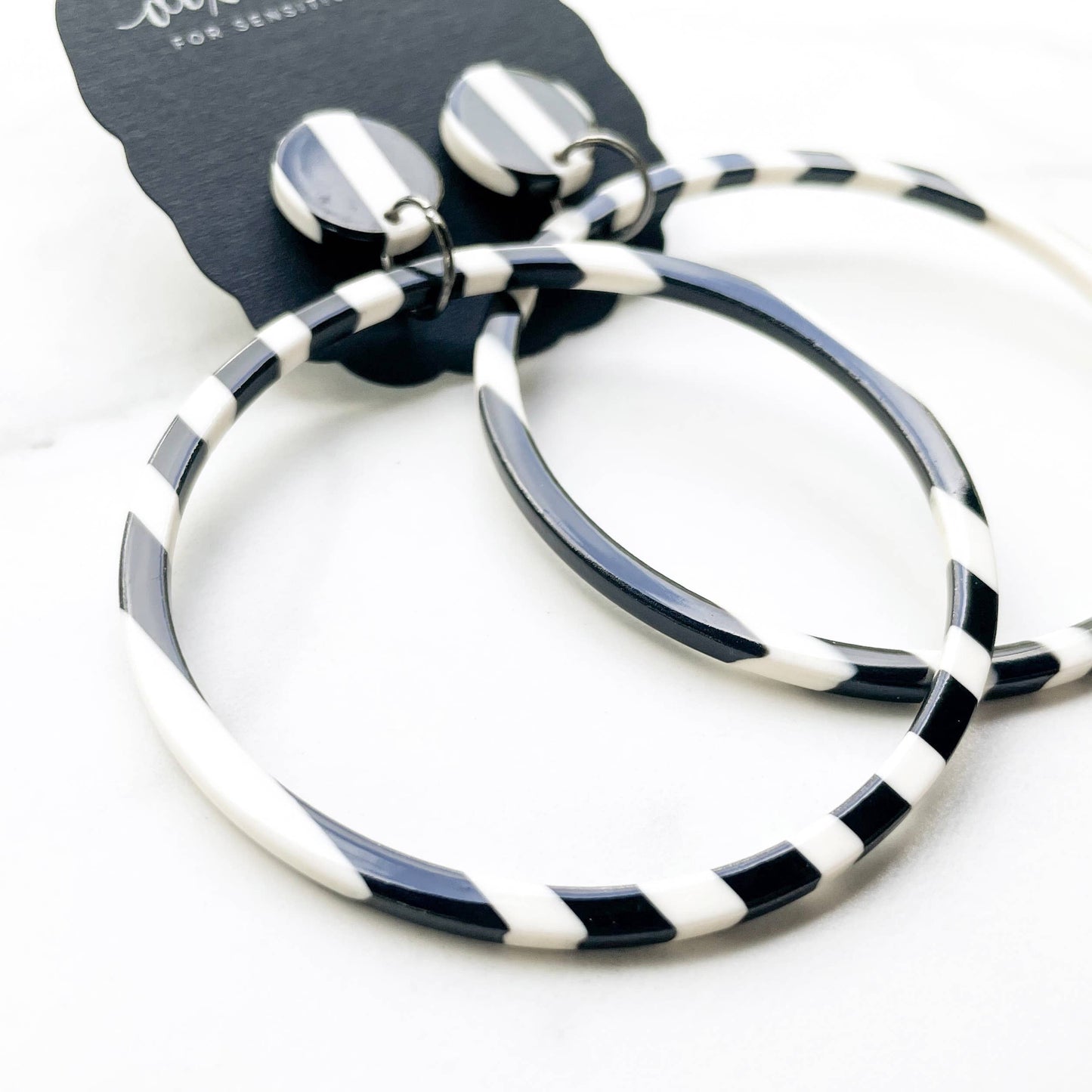 Confidence Hoops in Stripes